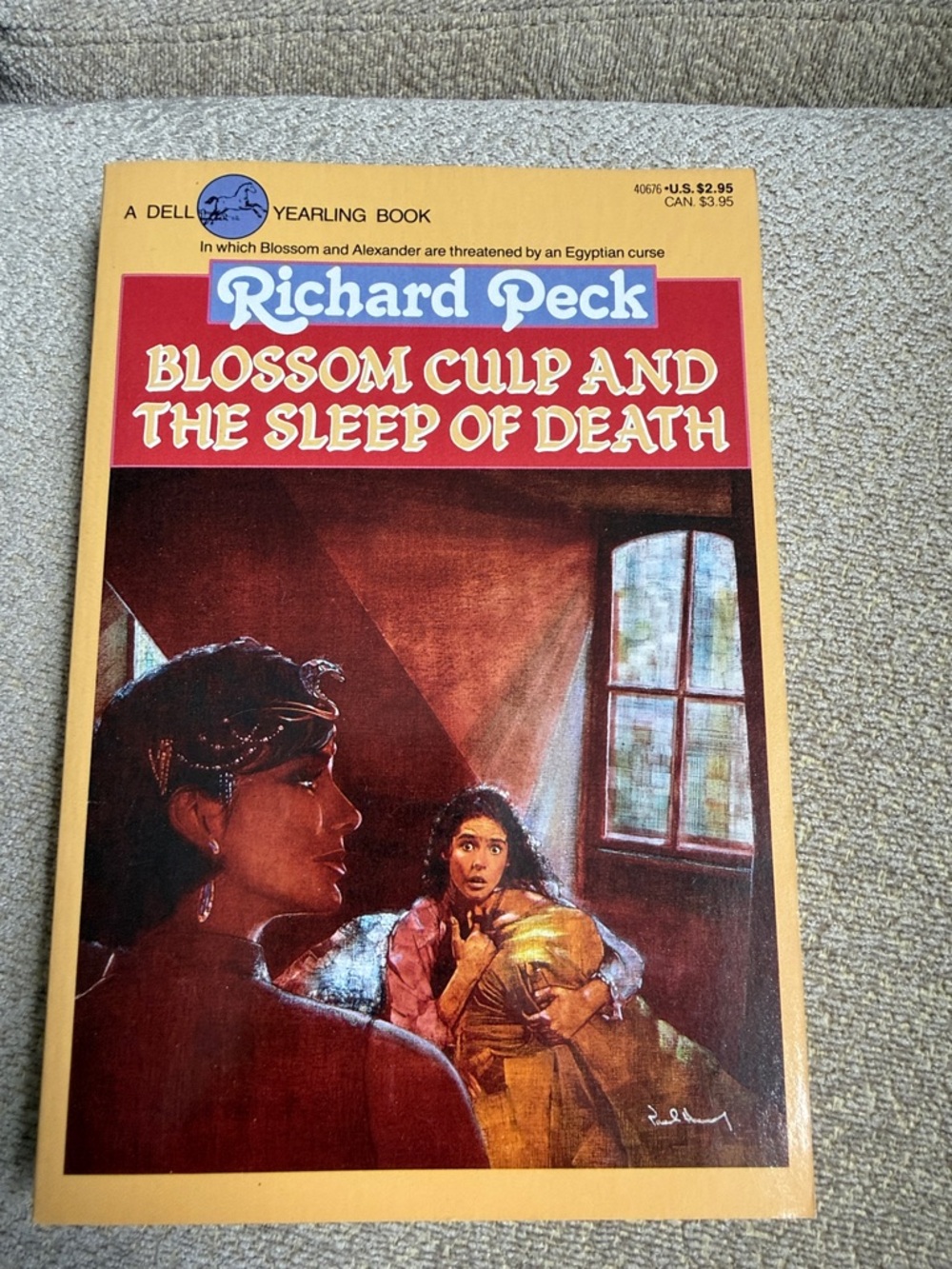 Vintage Richard Peck, Blossom Culp and the Sleep of Death Paperback, 1986